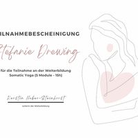 Somatik Softness Teilnahmebescheinigung – Steffi Drewing